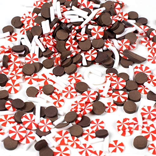 Polymer Clay Chocolate Candy Sprinkles for Fake Dessert Cake Decor, Decoden Phone Case, Slime Projects DIY, Scrapbooking, Resin Jewelry Making Pack of 30g