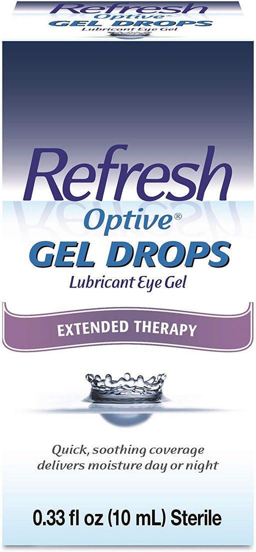 Refresh Optive Gel Drops 0.33 Fl Oz (10 mL) Per Bottle - 2 Bottles by Refresh