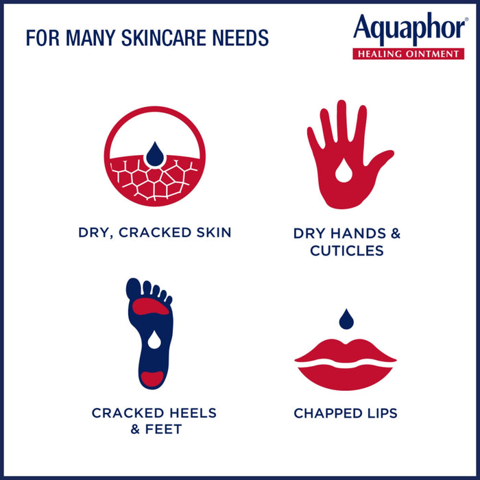 Aquaphor Healing Ointment 7 Ounce Advanced Therapy Tube (207ml) (6 Pack)