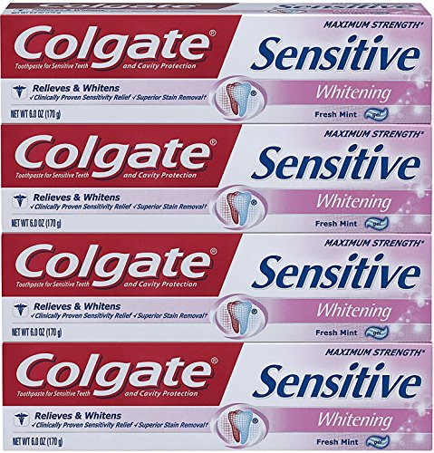 Colgate Sens Toothpst Pls Size 6z Colgate Maximum Strength Sensitive Plus Whitening Toothpaste
