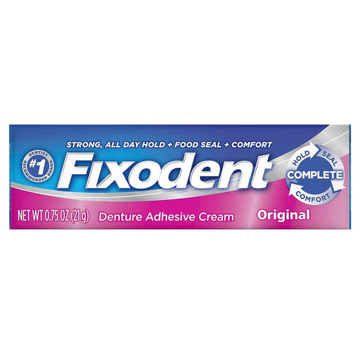Fixodent Denture Adhesive Cream Original 0.75 oz (Pack of 12)