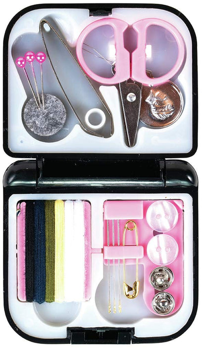 SINGER 02051 Mini Travel Sew Kit in Compact Folding Storage Case, ,