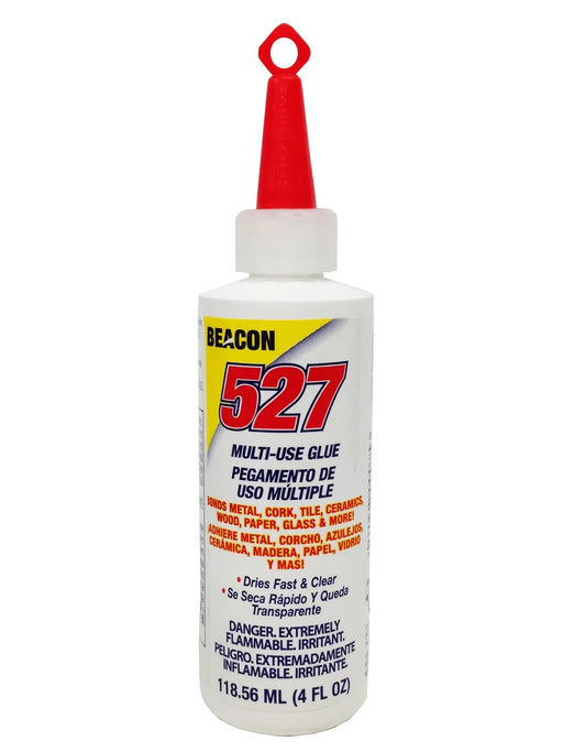 BEACON 527 Multi-Use Glue for Ceramics, China, Metal & More - Quick-Dry, Waterproof & Weatherproof Adhesive, 4-Ounce