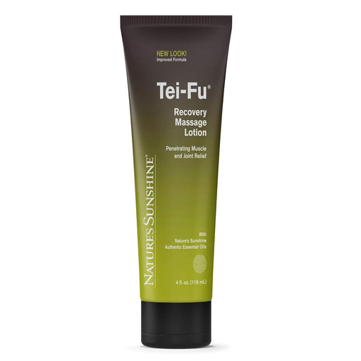 Tei-Fu Muscle Recovery Lotion by Nature's Sunshine, Natural Pain Relief Cream Made With Essential Oils Penetrates Deep to Provide Back Pain Relief for Sore Muscles and Joints, Paraben-free