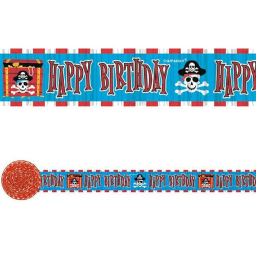 Amscan Pirate Party Crepe Streamer, Birthday