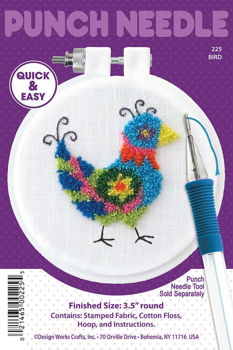 Design Works Crafts Bird Punch Needle Kit, 3.5