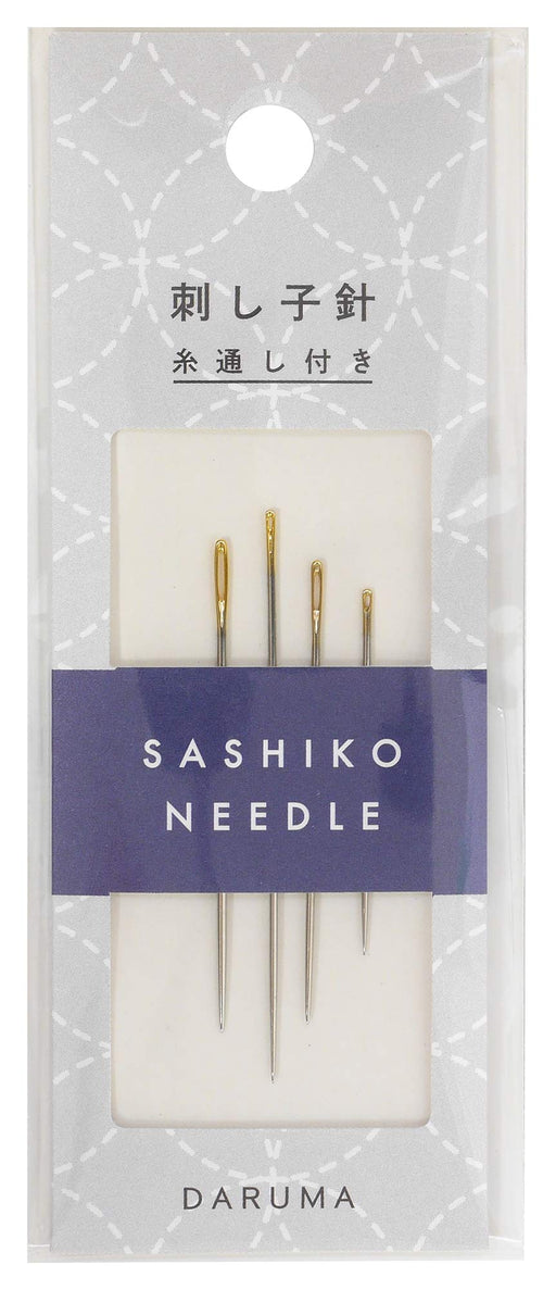 Daruma Sashiko Needle. A Pack of 4 Needles in Different Size