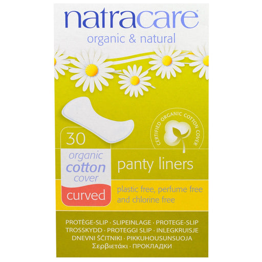 Natracare 3060 Natural Curved Panty Liners 30 Count (5 Pack)