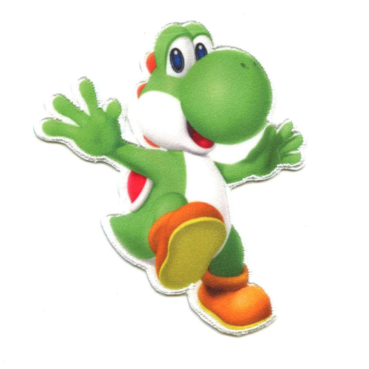 Simplicity 1935088001 Nintendo's Super Mario Sew or Iron-on Yoshi Applique for Clothing and Crafts, 3.25" W x 3.625" H, Multicolor, 1 Piece