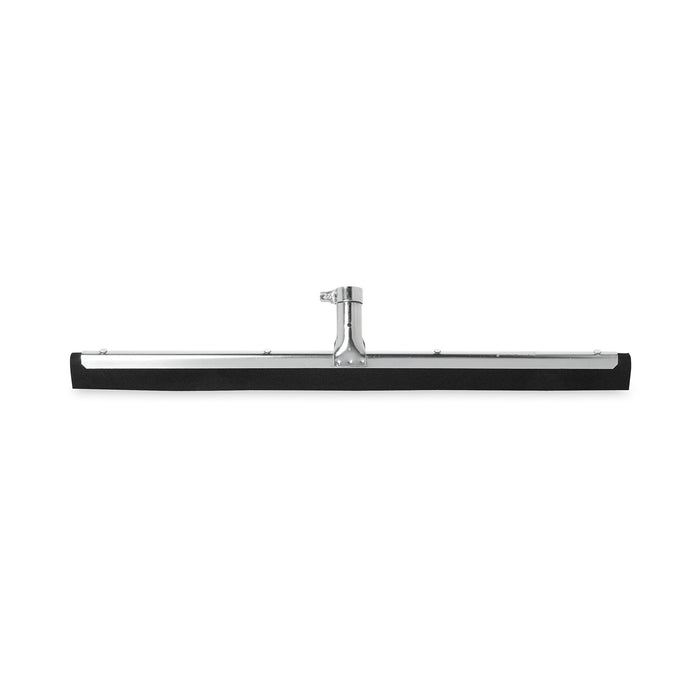 Rubbermaid Commercial Products Standard Floor Squeegee, 22-inch Dual Moss, Silver/Metal, Heavy Duty Rubber Floor Scrubber for Bathroom/Garage/Tile in Office Environment