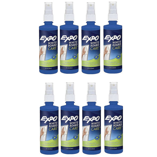 Dry Erase Surface Cleaner, 8oz Spray Bottle [Pack of 8]