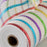 10" Wide Cotton Poly Deco Mesh Stripes White, Red, Green, Purple, Blue, Gold (10 Yards)