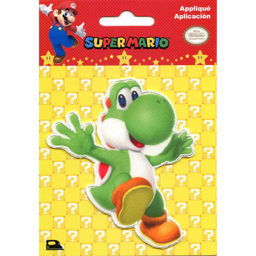 Simplicity 1935088001 Nintendo's Super Mario Sew or Iron-on Yoshi Applique for Clothing and Crafts, 3.25" W x 3.625" H, Multicolor, 1 Piece