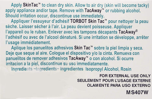 Skin-TacTM Adhesive Barrier Wipes (50 Count), 3-pack