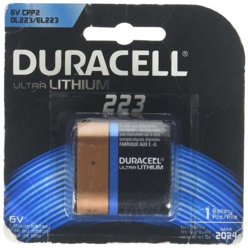 Duracell DL223ABPK Ultra High Power Lithium Battery, 223, 6V, 1/EA