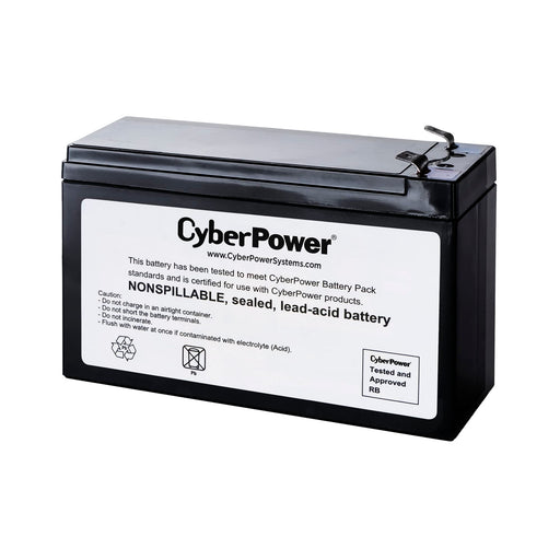 CyberPower RB1280A UPS Replacement Battery Cartridge, Maintenance-Free, User Installable, 12V/9Ah