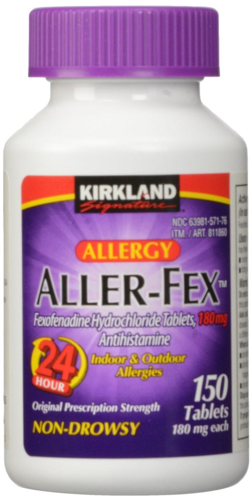 Kirkland Signature Aller-Fex , 180 mg 150 Tablets (Pack of 2)