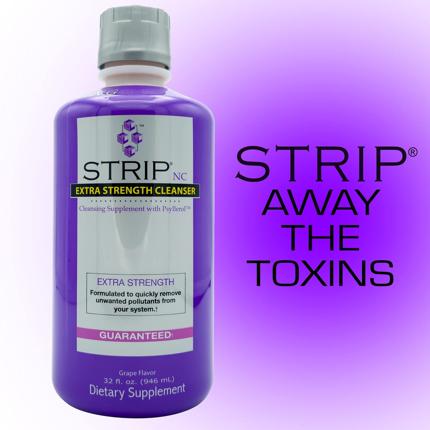 Strip Nc Natural Cleanser Extra Strengh Grape 32 Fl Oz