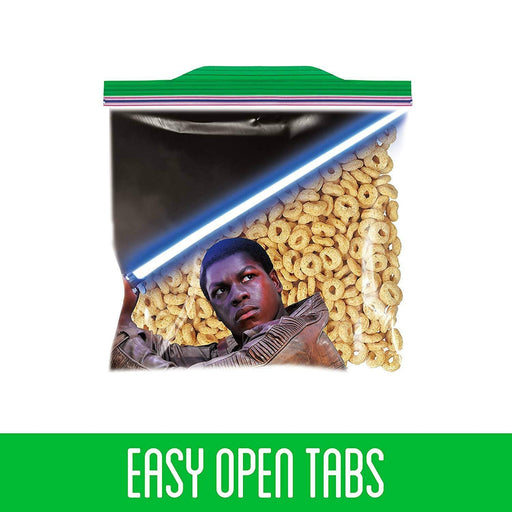 Ziploc Sandwich Bags, Easy Open Tabs, 66 Count, Pack of 3 (198 Total Bags), Featuring 4 Different Star Wars Designs