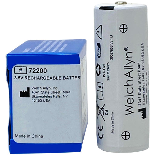 Welch Allyn Replacement (Non-OEM) NiCad Rechargeable Battery ea- #72200