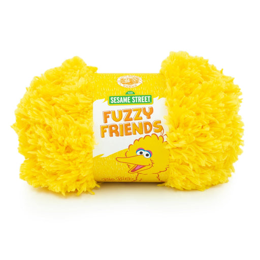 Lion Brand Yarn Sesame Street Fuzzy Friends, Big Bird Yellow, 1 Skein