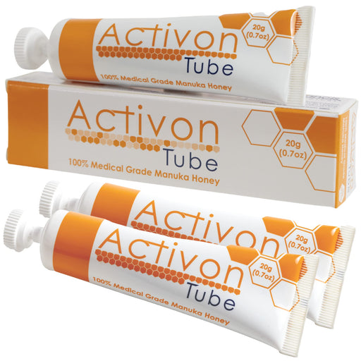 Activon Medical Grade 100% Manuka Honey Gel Tube Natural Healing of Wounds 3 Pack