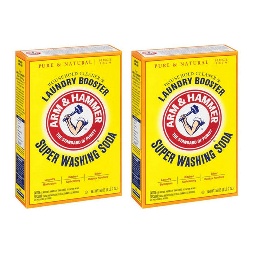 Arm & Hammer, Super Washing Soda Detergent Booster - 55 oz by Arm & Hammer (2pack)