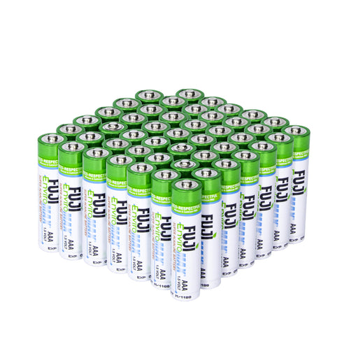 Fuji Enviromax 4400SP48 EnviroMax AAA Super Alkaline Batteries (48 Pack), White