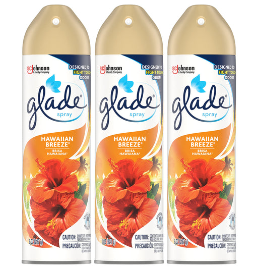 Glade Aerosol, Hawaiian Breeze, 8 Ounce, 3 Pack Glade.