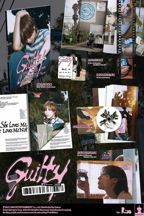 SHINee TAEMIN Guilty 4th Mini Album PhotoBook 2 Ver Set