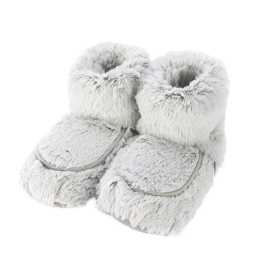Warmies®Fully Heatable Wellness Boots Scented with French Lavender - Grey Marshmallow