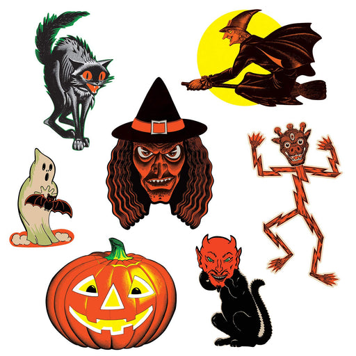 Beistle Vintage Halloween Classic Cutouts