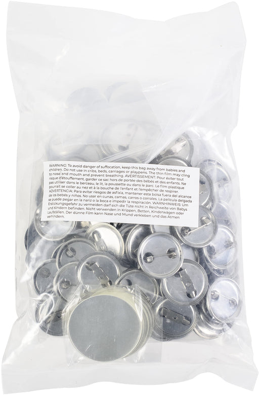 We R Memory Keepers Button Press Refill 100 Pack Small 25mm, Create DIY Custom Buttons for Backpacks, Purses, Bags, Pins, Badges, Keychains, and More
