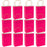 Medium Hot Pink Craft Bags/Gift Wrap/Party Supplies/Goody Bags/Crafts, One Dozen