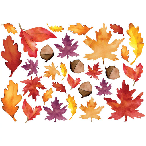 Fresh Autumn Leaves Mega Value Pack Cuotouts - 5", 8", 12" (Pack of 30) - Stylish Design - Perfect for Seasonal Decor, Events, and DIY Craft Projects