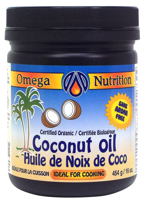 Omega Nutrition Coconut Oil, 454-Grams