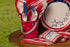 Nicole Home Collection Plastic Combo Cutlery Set, Full Size, Red/White/Blue