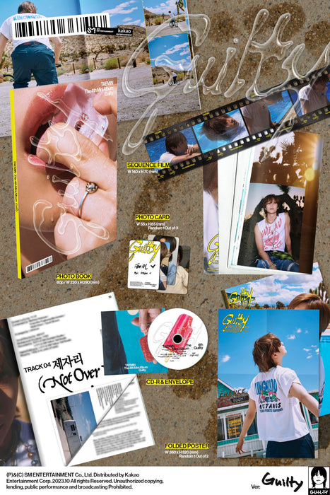 SHINee TAEMIN Guilty 4th Mini Album PhotoBook 2 Ver Set