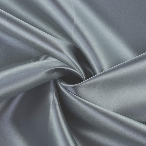 MDS Pack of 10 Charmeuse Bridal Solid Satin Fabric by The Yard for Wedding Dress Fashion DIY Crafts Costumes Decorations Apparel Crafts Drapery Silky & Shiny Satin 44" Wide Rolll- Light Silver