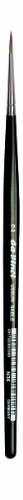da Vinci Watercolor Series 36 Paint Brush, Round Russian Red Sable with Black Handle, Size 2