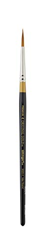 KINGART Original Gold 9020-4 Ultra Round Premium Golden Taklon Multimedia Artist Brushes