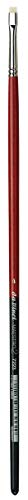 da Vinci Hog Bristle Series 7223 Maestro 2 Artist Paint Brush, Flat Extra-Short with Red Handle, Size 4