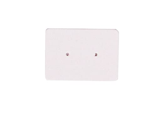 TIAMALL 300 PCS Earring Display Cards White Paper Earrings Tags Ear Stud Earring Card (White)