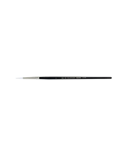 Yasutomo Silverado Brush, White Nylon, Size 3