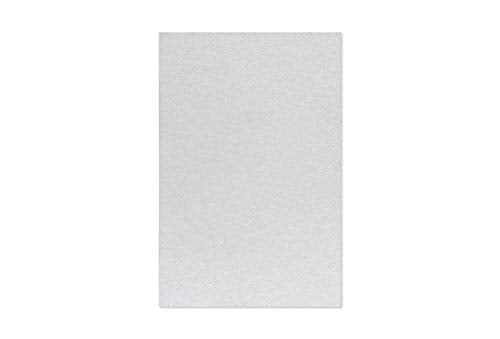 Silver Glitter Cardstock - 30-Pack Glitter Paper for DIY Craft Projects, Birthday Party Decorations, Scrapbook, Double-Sided, 110 lb Cover Stock, 8 x 12 inches