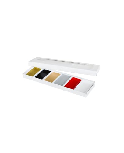 Yasutomo Sumi Watercolor Set Metallic 3/4" x 1" 6 Colors