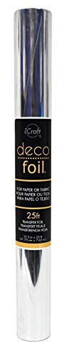 iCraft Deco Foil Value Roll, 12.5 inches x 25 feet, (Silver)