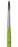 da Vinci Student Series 373 Fit for School and Hobby Paint Brush, Round Elastic Synthetic with Green Matte Handle, Size 8