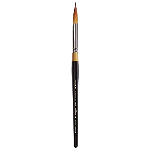 KINGART Original Gold 9020-12 Ultra Round Premium Golden Taklon Multimedia Artist Brushes