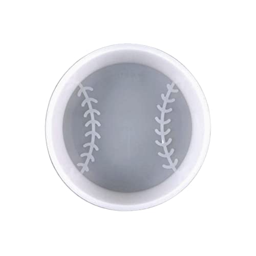 Baseball Silicone Mold | Size 3.75" Wide x 3.75" Long x 1" Deep | Baseball Design for Freshie, Soap, Resin, Candles